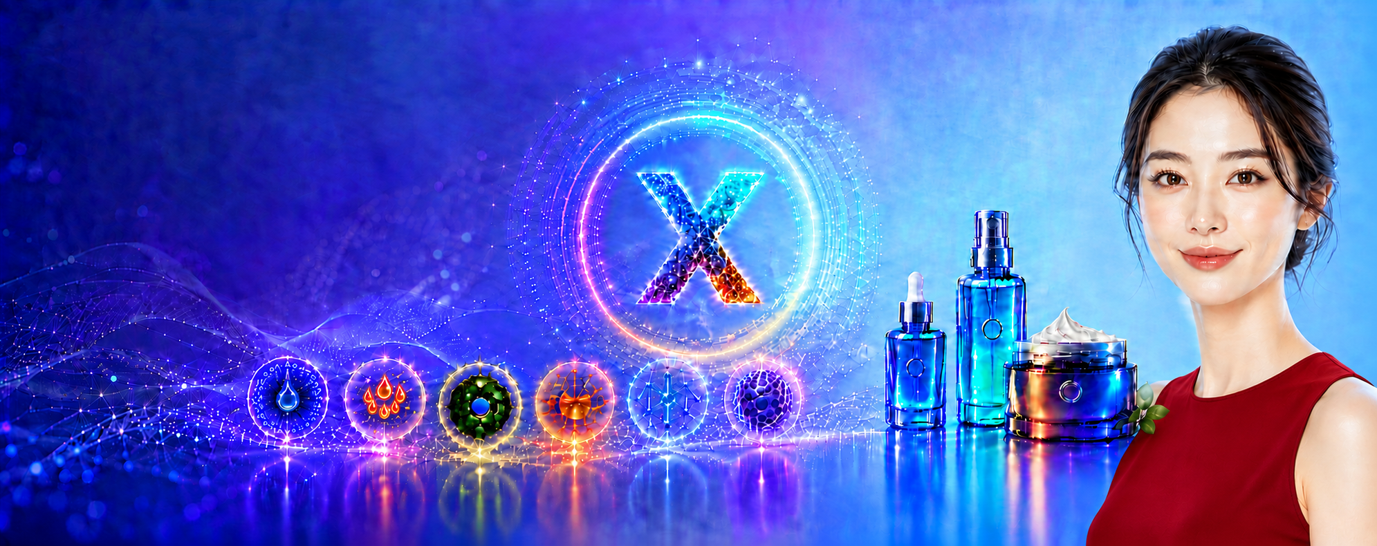 Premium cosmetic actives meeting Xnova delivery science