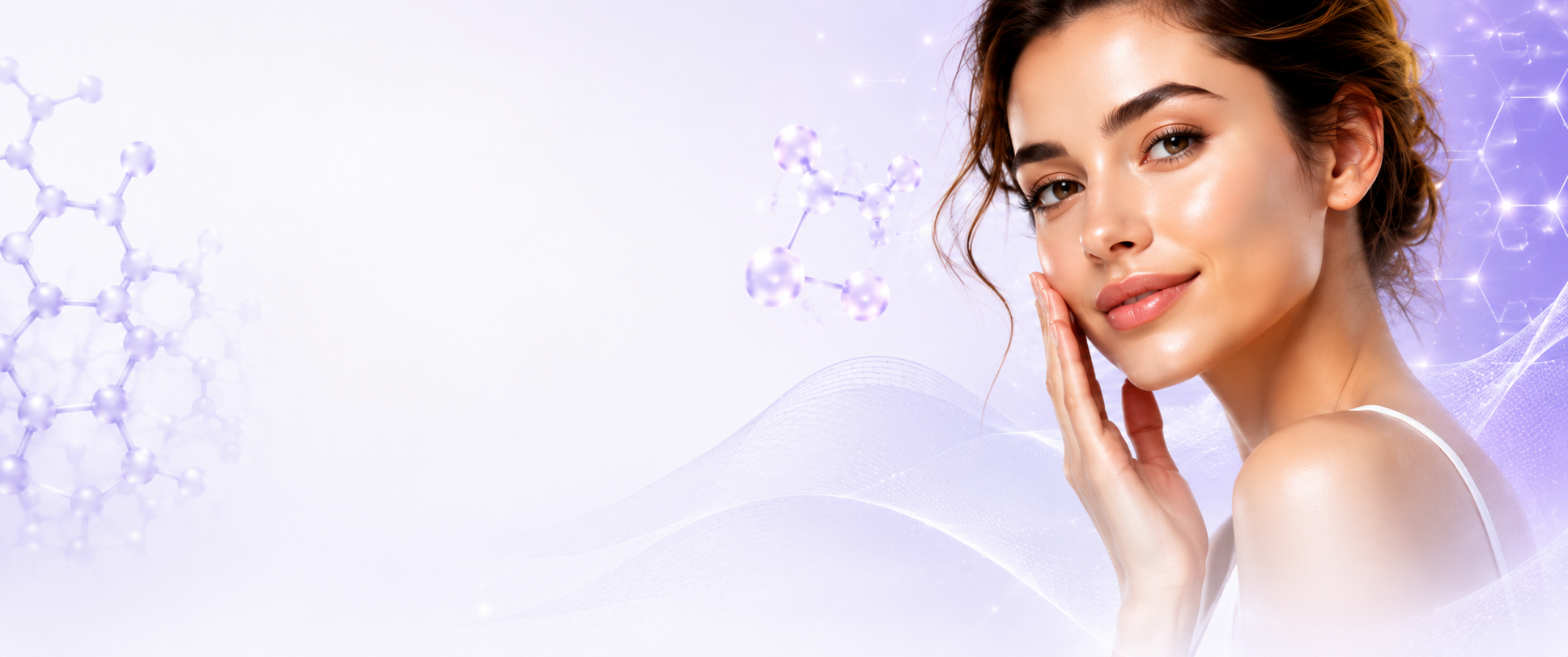 Scientific dermatology and healthy skin visual